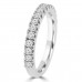 0.80 ct Ladies Round Cut Diamond Wedding Band Ring 